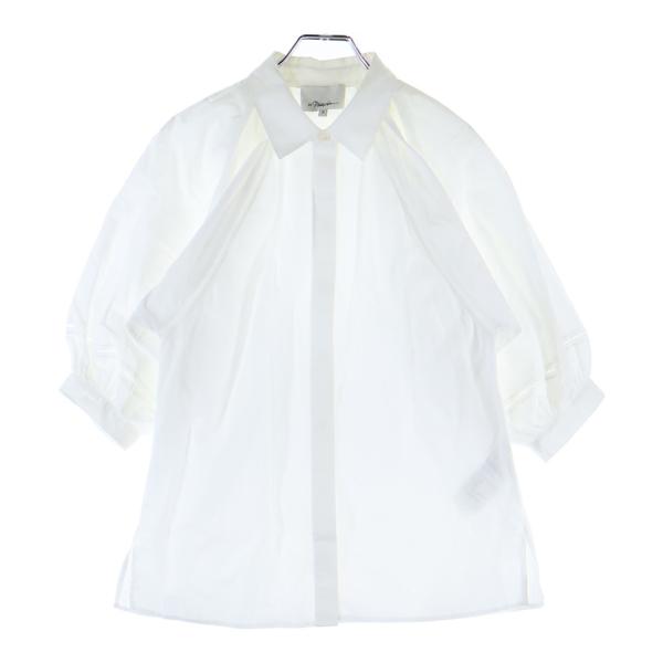3.1 Phillip Lim スリーワンフィリップリム レース切り替え バルーンスリーブ 半袖 ペ...
