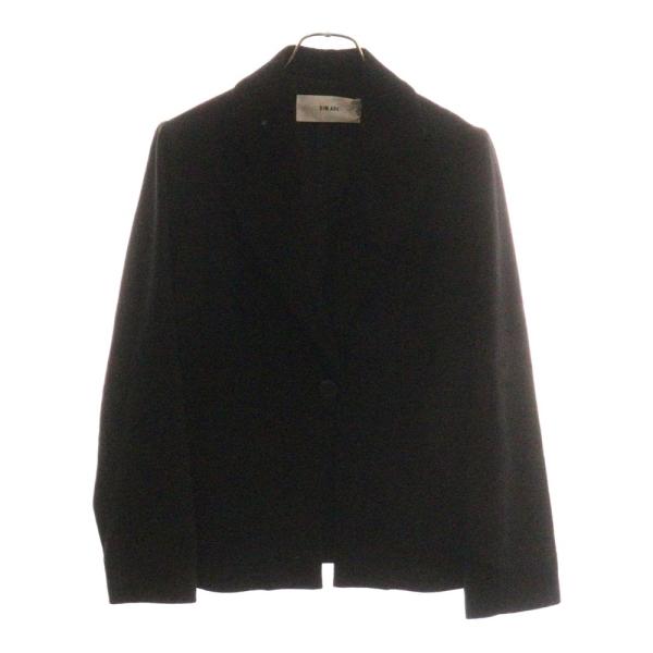 NO BRAND ノーブランド RIM.ARK リムアーク ウール 1B テーラードジャケット ブラ...