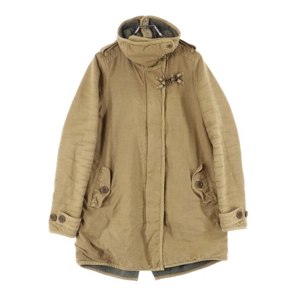 SHARE SPIRIT シェアスピリット ハイネック ボア コートジャケット ベージュ FA101...