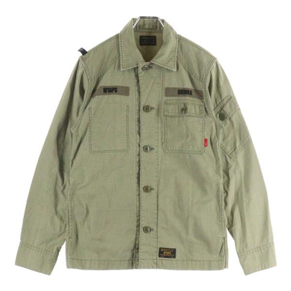 WTAPS ダブルタップス 12AW JUNGLE L/S SHIRT ジャングル コットン 長袖シ...