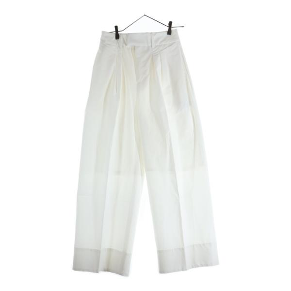 STUDIOUS ステュディオス Cotton Typewriter Tuck Pants コットン...