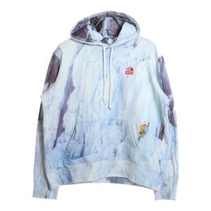 SUPREME シュプリーム 21SS × THE NORTH FACE ICE CLIMB HOODED SWEAT アイス クライム フーデッド スウェット パーカー ブルー