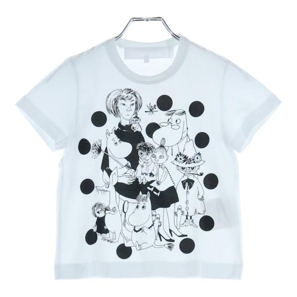 タオコムデギャルソン 25SS AD2024 ×MOOMIN ムーミン フロントプリント クルーネッ...