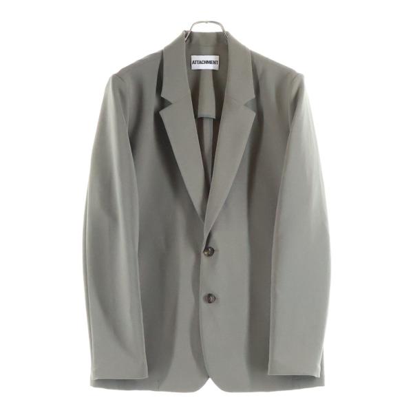 ATTACHMENT アタッチメント 25SS ポリエステルストレッチダブルクロス カラーレスジャケ...