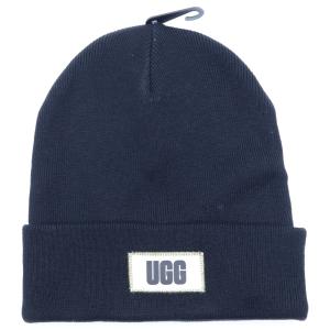 UGG アグ High Crown Beanie ハイクラウンビーニー フロントロゴ ニット帽 帽子 ブラック 101067