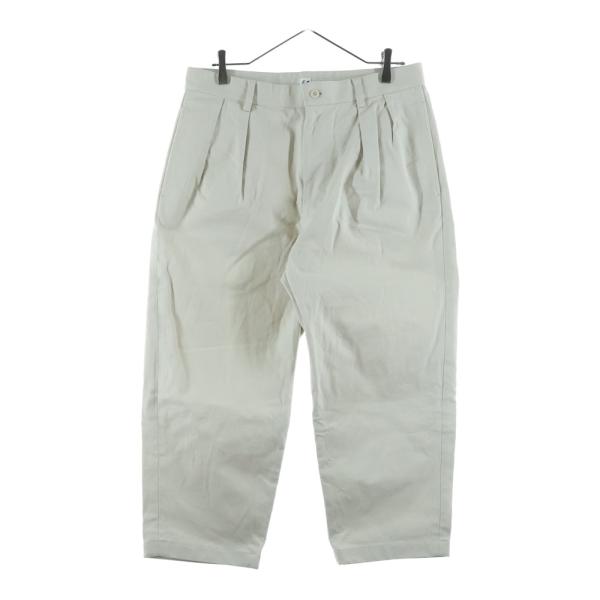 NO BRAND ノーブランド Ets.MATERIAUX (マテリオ) コットン 2タック チノ ...