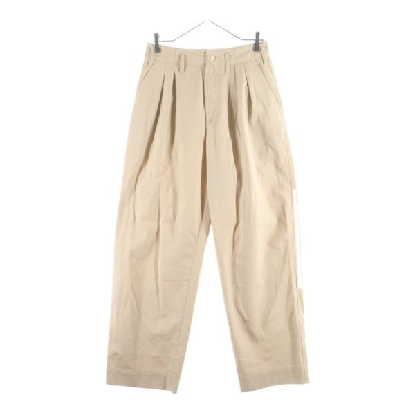 オーラリー 22AW SUPER FINE WOOL COTTON TWILL SLACKS スーパ...