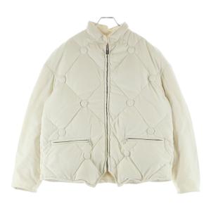 MASU エムエーエスユー 23AW VELVET SOFA DOWN JACKET ベルベット ソファ ジップアップダウンジャケット アイボリー MMFW-BL0121Z