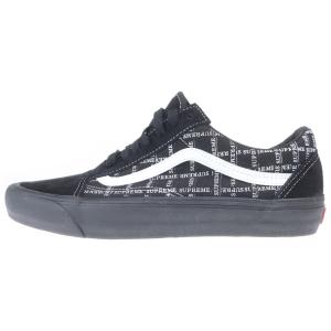 SUPREME シュプリーム 20AW ×VANS Old Skool バンズ オールドスクール ローカットスニーカー ブラック US10.5/28.5cm VN0A45JC2YW