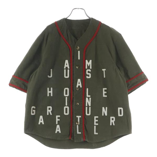 READY MADE レディメイド 21AW MILITARY BASEBALL SHIRT コット...