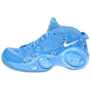 ナイキ 22SS ×SUPREME AIR ZOOM FLIGHT 95 シュプリーム エアズーム フライト ユニバーシティ ローカットスニーカー US8/26cm DJ8604-400
