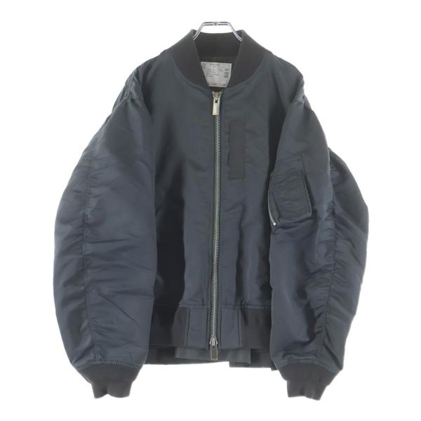 Sacai サカイ NYLON TWILL BLOUSON MA‐1 ナイロンツイル ジップアップジ...