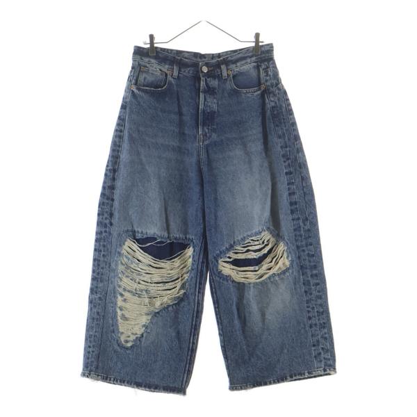 VETEMENTS ヴェトモン 23SS Distressed Baggy jeans デストロイ ...