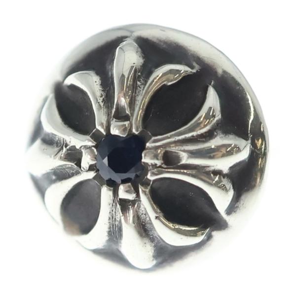 CHROME HEARTS クロムハーツ STUD CRSBLL SAP 1サファイア クロスボール...