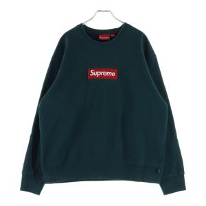 SUPREME シュプリーム 22AW Box Logo Crewneck ボックスロゴ クルーネック スウェット トレーナー グリーン