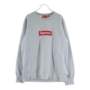 SUPREME シュプリーム 15AW Box Logo Crewneck ボックスロゴ クルーネックスウェット プルオーバートレーナー グレー