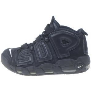 NIKE ナイキ 17SS ×SUPREME AIR MORE UPTEMPO シュプリーム エアモアアップテンポ ハイカットスニーカー ブラック US10/28cm 902290-001