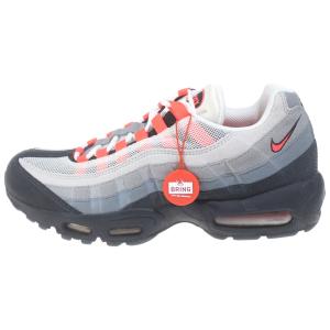 NIKE ナイキ AIR MAX 95 SOLAR RED エア マックス ソーラー レッド ローカットスニーカー ブラック/グレー US9.5/27.5cm 609048-106