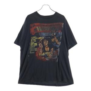 ヴィンテージ 90S パルプフィクション ムービーポスター フロントプリント クルーネック 半袖Tシャツ カットソー ブラック