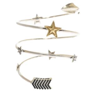 コディーサンダーソン Shooting Stars Spiral Bracelet 18K Star シューティング スター スパイラル ブレスレット シルバー/ゴールド｜shopbring