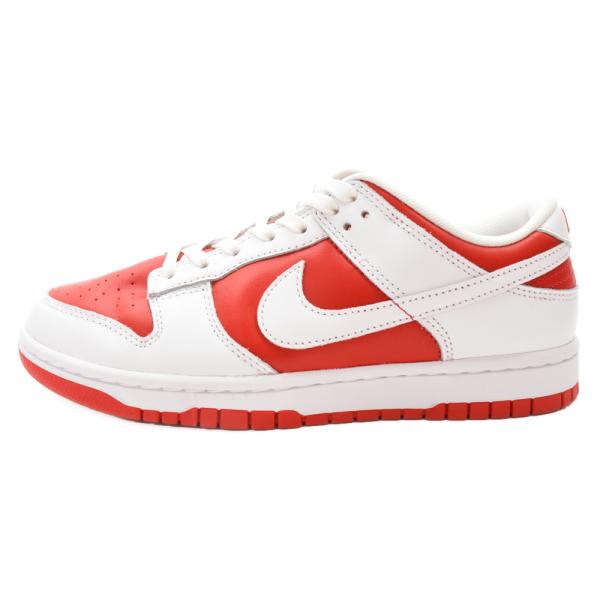 NIKE ナイキ DUNK LOW RETRO ダンク ローカットスニーカー レッド/ホワイト US...