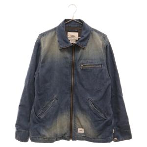 WTAPS ダブルタップス 19SS JACKET COTTON DENIM ジップアップ デニム ジャケット インディゴ 191WVDT‐JKM01｜shopbring