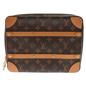 LOUIS VUITTON ルイヴィトン モノグラムソフトトランク メッセンジャーショルダーバッグ ブラウン M68494 BA2109｜shopbring