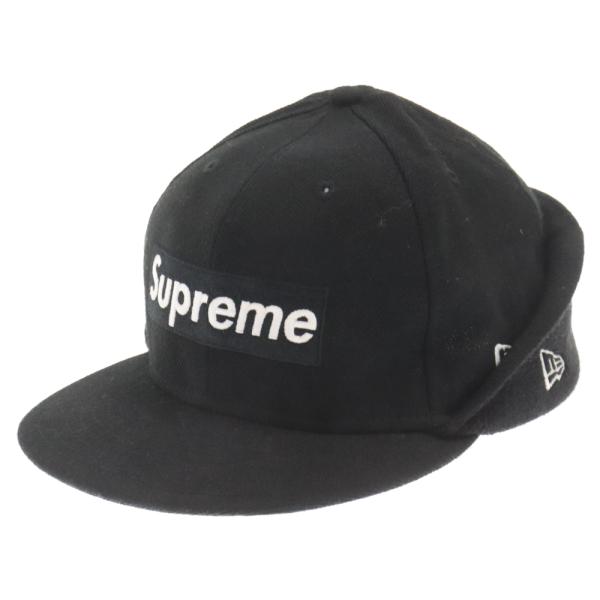 SUPREME シュプリーム×NEW ERA Ear Flap Cap ニューエラ ボックスロゴ イ...