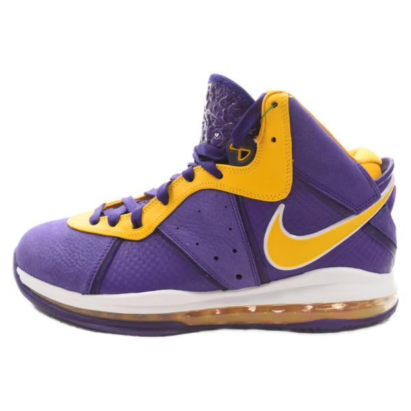 NIKE ナイキ LEBRON 8 QS LAKERS レブロン 8 レイカーズ ハイカットスニーカ...