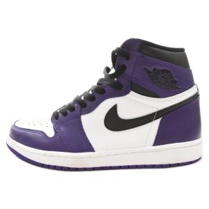 NIKE ナイキ AIR JORDAN 1 RETRO HIGH OG COURT PURPLE エアジョーダン1 コートパープル ハイカットスニーカー US9/27cm 555088-500