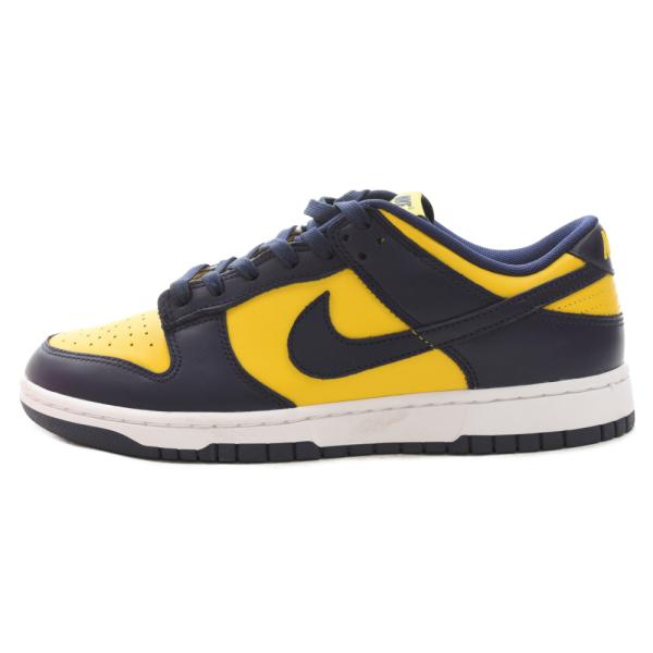 NIKE ナイキ DUNK LOW MICHIGAN ダンク ミシガン ローカットスニーカー ネイビ...