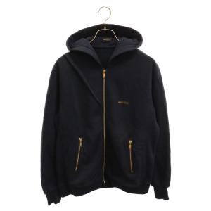 UNDERCOVER アンダーカバー 16AW Logo Zip Up Parka ロゴジップアップ パーカー ネイビー UCR4805-1｜shopbring