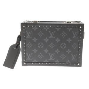 LOUIS VUITTON ルイヴィトン クラッチ ボックス モノグラム エクリプス ショルダーバッグ ブラック M20251/ISO 15693｜shopbring