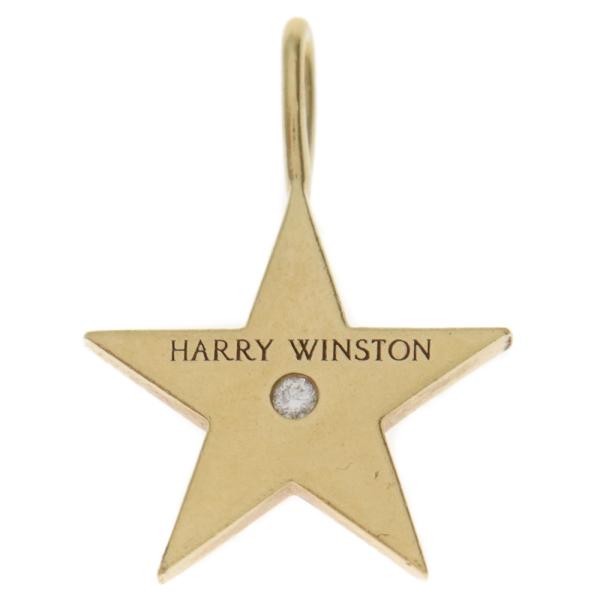 HARRY WINSTON ハリーウィンストン スターチャーム 1PAVEダイヤ ネックレストップ ...