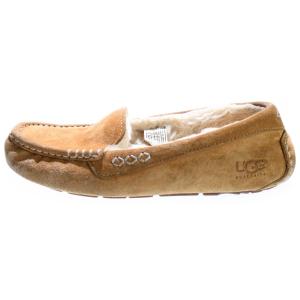 UGG アグ ANSLEY アンスレー スエード モカシン ローファー ブラウン F19012K レディース