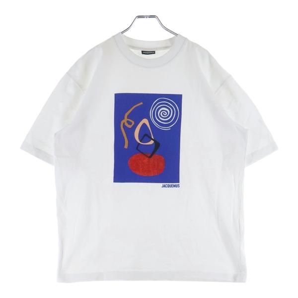JACQUEMUS ジャックムス 24SS The Cuadro T-Shirt アートプリント ク...
