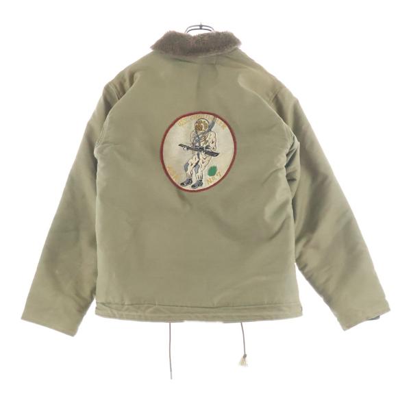 NO BRAND ノーブランド 40s US NAVY N-1 Deck Jacket USS Ch...