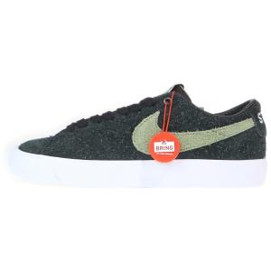 NIKE ナイキ ×STUSSY ZOOM BLAZER LOW QS BQ6449-001 ストゥーシー ズームブレザー ローカットスニーカー ブラック US9/27cm