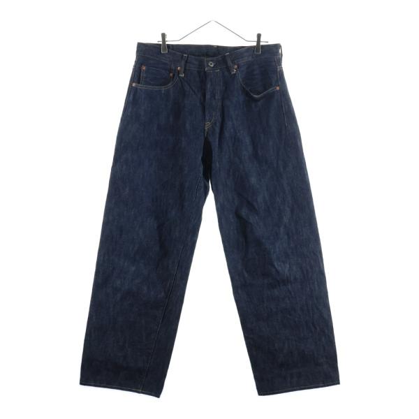 NO BRAND ノーブランド 鬼デニム オニデニム 石川台 スーパーワイド セルビッチデニムパンツ...