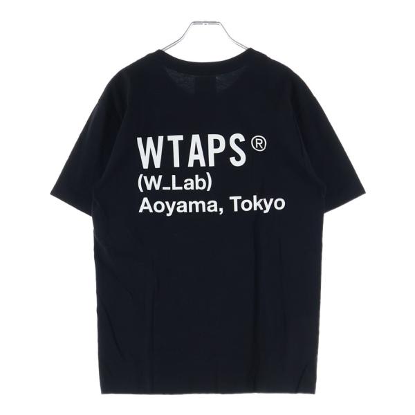 WTAPS ダブルタップス 22SS W_Lab Aoyama Tee 青山限定 ロゴプリント クル...