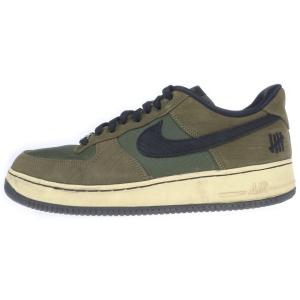 NIKE ナイキ ×UNDEFEATED AIR FORCE 1 LOW SP アンディフィーテッド エアフォース1 ローカットスニーカー カーキ US10.5/28.5cm DH3064-300