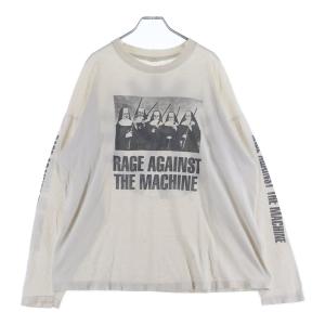 ヴィンテージ 90S VINTAGE レイジ アゲインスト ザ マシーン シスター 両面プリント ロングスリーブ長袖Tシャツカットソー ホワイト