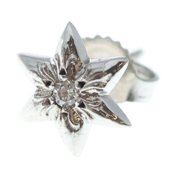 CHROME HEARTS クロムハーツ 18KWG CO STAR 1DIA スター 1ダイヤ ス...