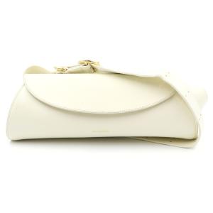 JIL SANDER ジルサンダー Cannolo Small カンノーロ スモール レザー ショルダーバッグ ホワイト J07WD0023