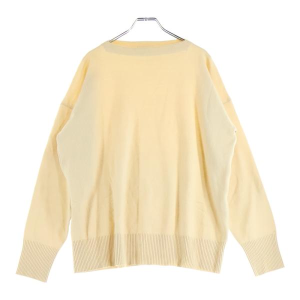 AURALEE オーラリー ボートネック ウール プルオーバー 長袖ニット セーター ベージュ A6...