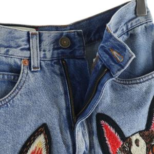 GUCCI グッチ デニムスカート インディゴ...の詳細画像4