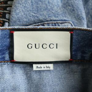 GUCCI グッチ デニムスカート インディゴ...の詳細画像5