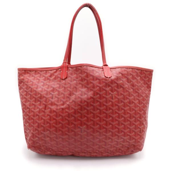 GOYARD ゴヤール サンルイPM トートバッグ ハンドバッグ レッド PVC