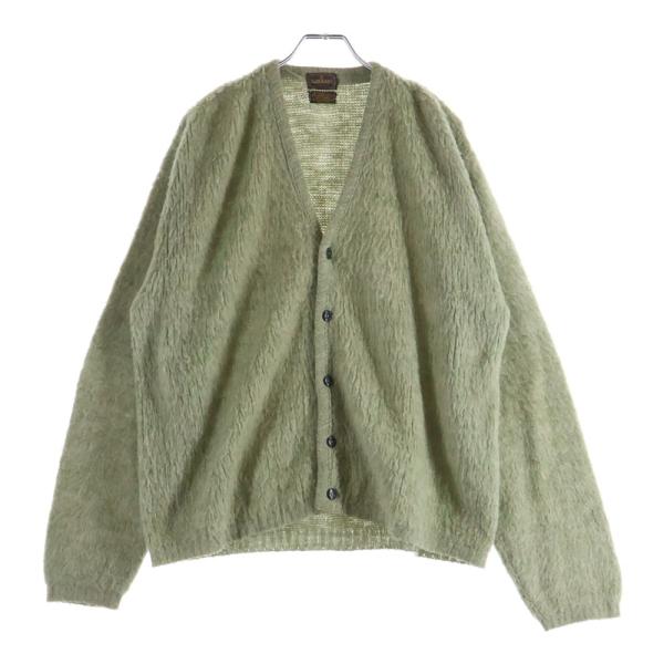 NO BRAND ノーブランド 60's Mohair Cardigan モヘア混 カーディガン グ...