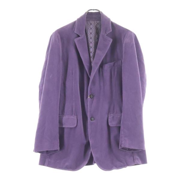 ETRO エトロ ベロア テーラードジャケット パープル